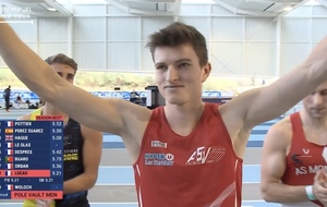 Aubin Lucas au meeting international du NMA 